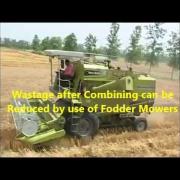 Fodder Mowers - Wastage of fodder is to be reduced